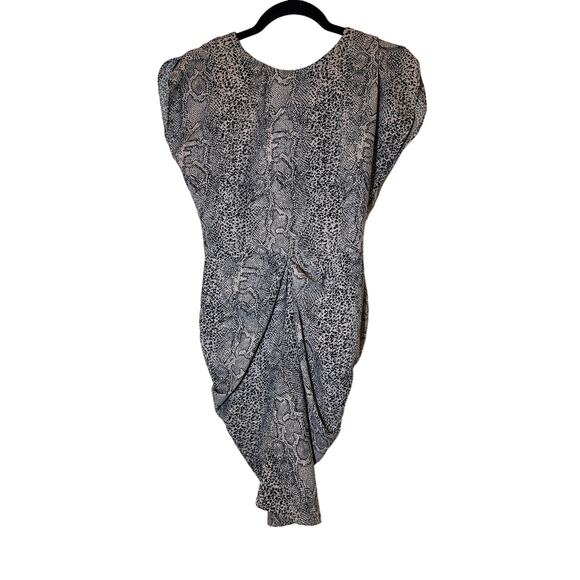 GUESS Woman's Sheath Short Sleeve Dress Snake Print Size 2 - Picture 1 of 5